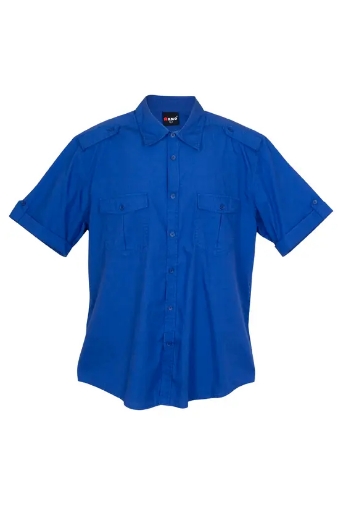 Picture of RAMO, Mens Military Short Sleeve Shirt